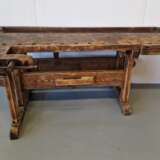 Table de menuisier ancienne Bois naturel Eclecticism Early 20th century - photo 1
