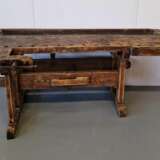 Table de menuisier ancienne Bois naturel Eclecticism Early 20th century - photo 6