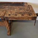 Table de menuisier ancienne Bois naturel Eclecticism Early 20th century - photo 7