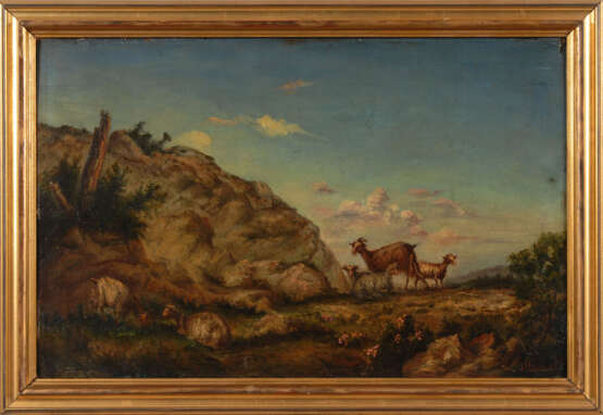 Italienischer Maler um 1800: Ziegenherd - Foto 2