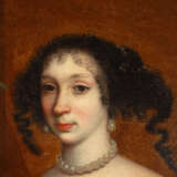 Italien um 1700: Damenporträt mit Blume - Foto 2