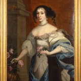 Italien um 1700: Damenporträt mit Blume - Foto 3