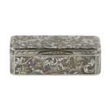 Russian silver snuffbox with niello. Russia 19th century. Blacking Romanticism 19th century - photo 2