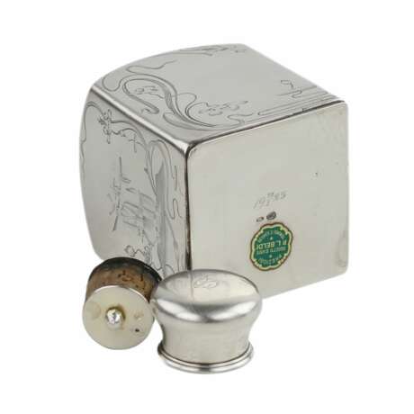 Russian Silver Tea Caddy. Moscow 1896-1908 Silver 84 Chinoiserie At the turn of 19th -20th century - photo 6