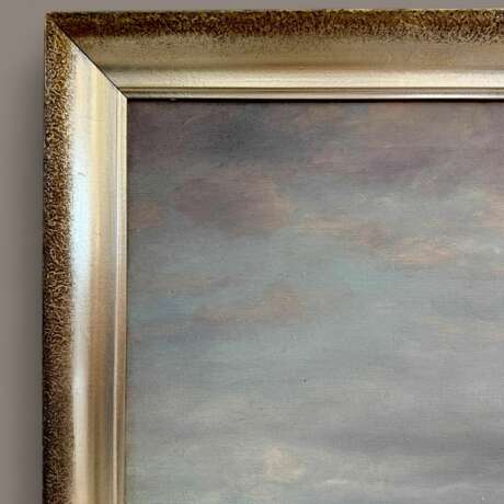 Seascape with Sailing Vessel by Alexander Reich-Staffelstein 20th Century Canvas 20th century - photo 9