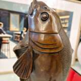 Edouard Marcel Sandoz entwined carps bronze Susse Fr&egrave;res foundrymen 1920 Bronze 20th century - Foto 4