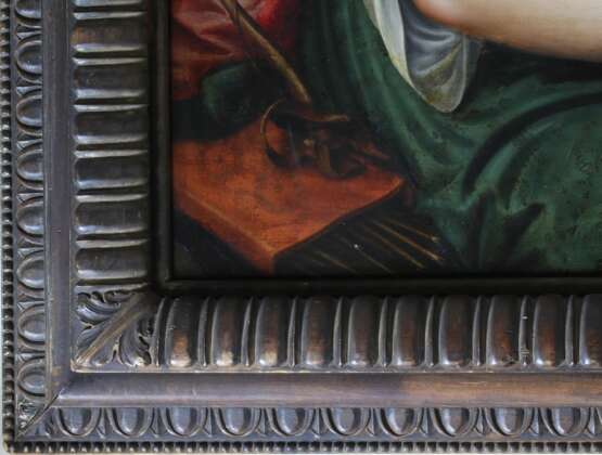 Sc&egrave;ne mythologique Coupe de Cer&egrave;s. Frans Floris de Vriendt. Naturholz 16th century - Foto 2