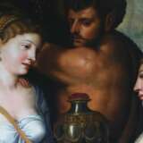 Sc&egrave;ne mythologique Coupe de Cer&egrave;s. Frans Floris de Vriendt. Naturholz 16th century - Foto 4