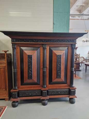 Large mahogany cabinet Mahagoni Baroque 20th century - Foto 6