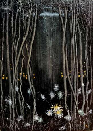 Mysterious Garden. Oil On Hardboard Amerikanischer Realismus Landschaftsmalerei Ukraine 2024 - Foto 1
