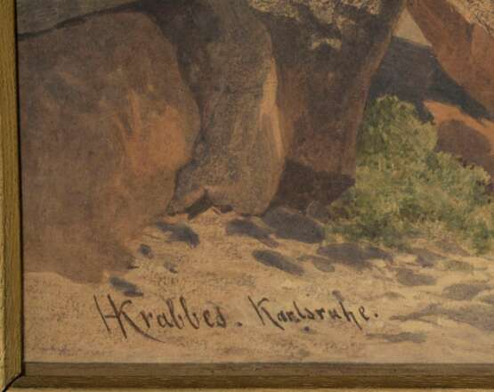 Landscape watercolor At the turn of 19th -20th century - photo 2