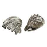 Paire de coquilles d&eacute;coratives de Buccellati. Italie du 20&egrave;me si&egrave;cle. Sea shell 20th century - Foto 1