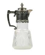 Gilding. Crystal jug in silver. 13th Artel. Moscow