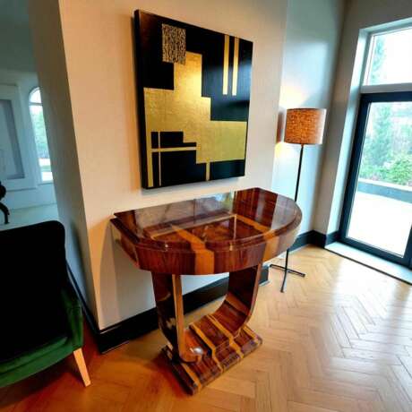 Art Deco Console Table in wood France 20th Century Lacquered wood 20th century - photo 7