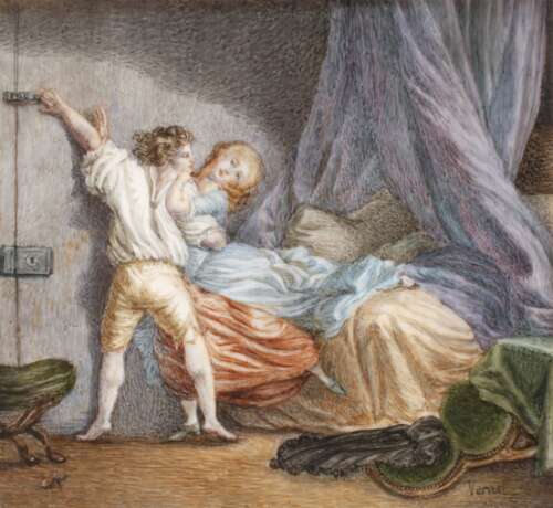 Miniatur nach Fragonard - photo 1