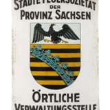 Emailleschild Sachsen - photo 1