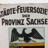 Emailleschild Sachsen - photo 2