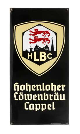 Emailleschild Löwenbräu - photo 1