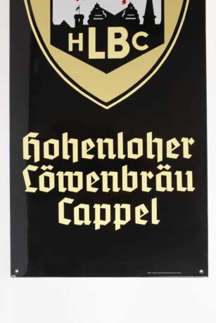 Emailleschild Löwenbräu - photo 3