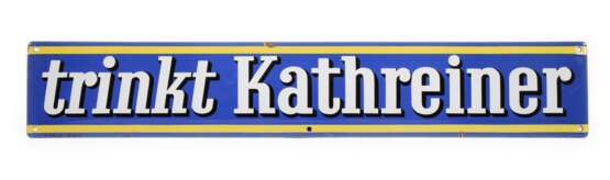 Emailleschild Kathreiner - photo 1
