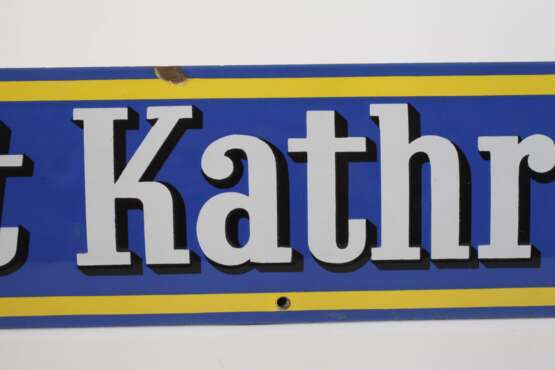Emailleschild Kathreiner - photo 3