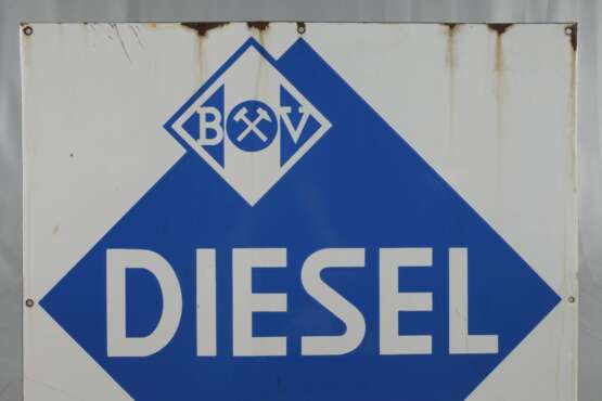 Emailleschild Diesel - photo 2