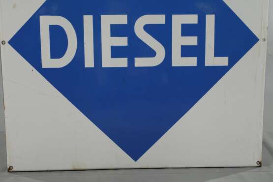 Emailleschild Diesel - photo 3