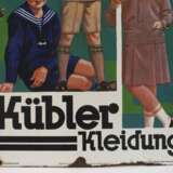 Emailleschild Kübler - photo 3