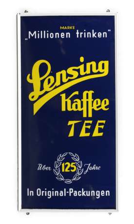 Emailleschild Lensing - photo 1