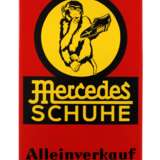 Emailleschild Mercedes Schuhe - photo 1