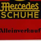 Emailleschild Mercedes Schuhe - photo 3