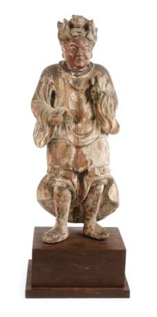 Geschnitzte Figur des Guandi - photo 1