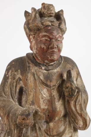 Geschnitzte Figur des Guandi - photo 2