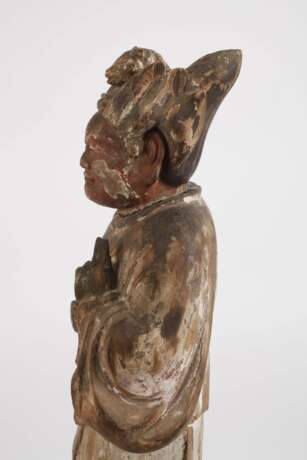 Geschnitzte Figur des Guandi - photo 6