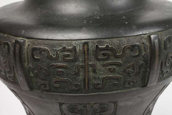 Bronzevase China - photo 3