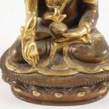 Bronzeplastik Buddha Shakyamuni - photo 1