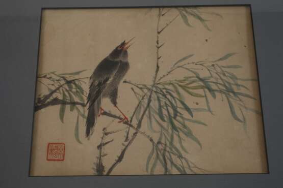 Drei chinesische Tuschpinselzeichnungen - photo 4