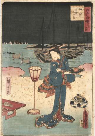 Farbholzschnitt Utagawa Hiroshige - photo 1