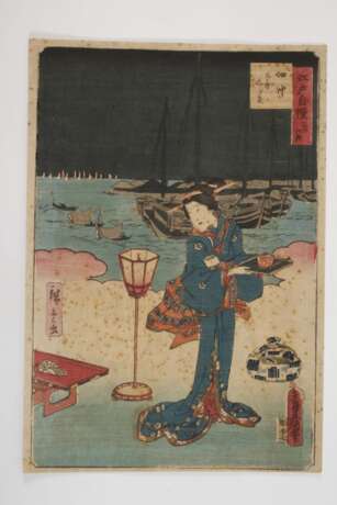 Farbholzschnitt Utagawa Hiroshige - photo 2