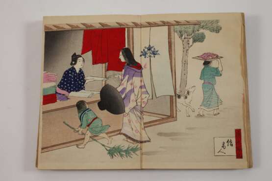 Fünf japanische Leporellos aus der Meiji Zeit - Foto 8