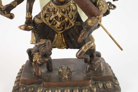 Bronzeplastik Durga Devi - photo 3