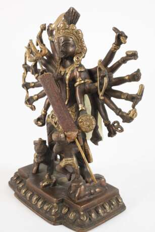 Bronzeplastik Durga Devi - photo 4