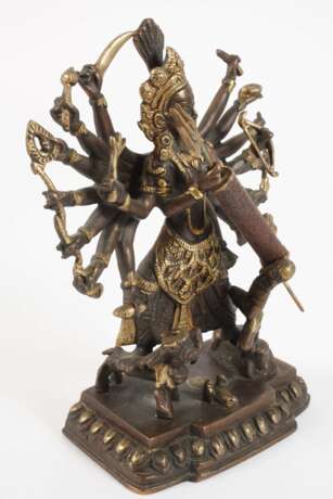 Bronzeplastik Durga Devi - photo 6
