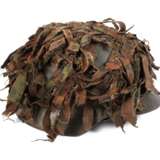 Stahlhelm 2. Weltkrieg mit Tarnnetz - photo 1