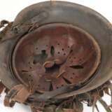 Stahlhelm 2. Weltkrieg mit Tarnnetz - photo 3