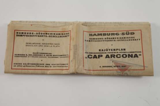 Kajütenplan Cap Arcona 1927 - photo 4