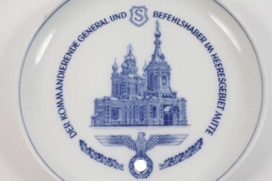 Meissen kleiner Wandteller Wehrmacht - фото 3