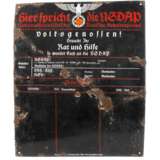 Emailleschild 3. Reich - photo 1
