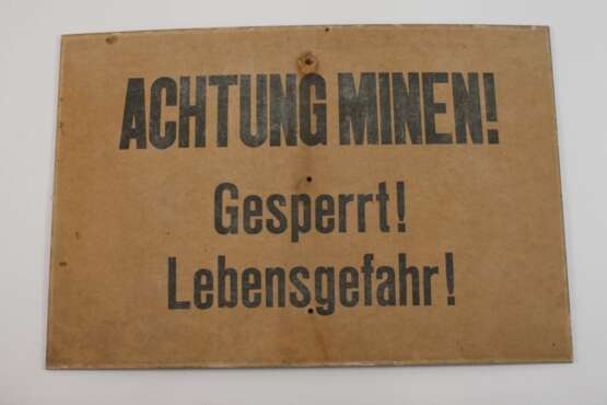 Vier Grenzschilder DDR - Foto 2