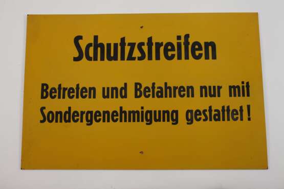 Vier Grenzschilder DDR - Foto 3